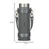 CB Japan Octabottle Holms, Gray, 460ml, Direct Drinking, Vacuum Insulated Stainless Steel Bottle with Dedicated Holder