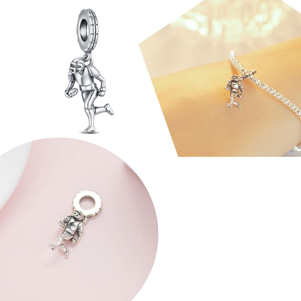 Classic Ballet Pendant Fit Bracelet Diy For Women Daily Wear Mermaid Cheerleading Charm Fashion Jewelry Love Birthday Gift