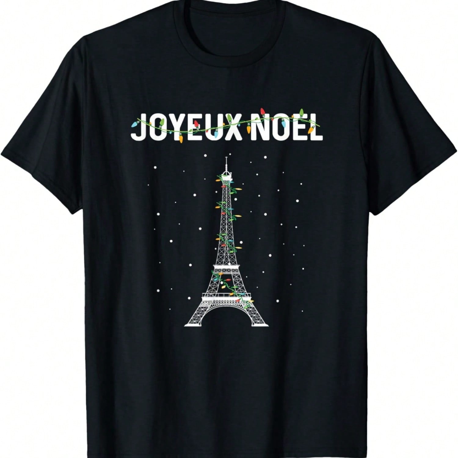 Joy And Cheer Santa Claus Carries Gifts Retro Unisex ? T-Shirt, Vintage Christmas Tee 2411-089 S разноцветный