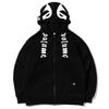 Eightvolume Ev Wrap Around Pride Oversized Zip-Up Hoodie (Black)