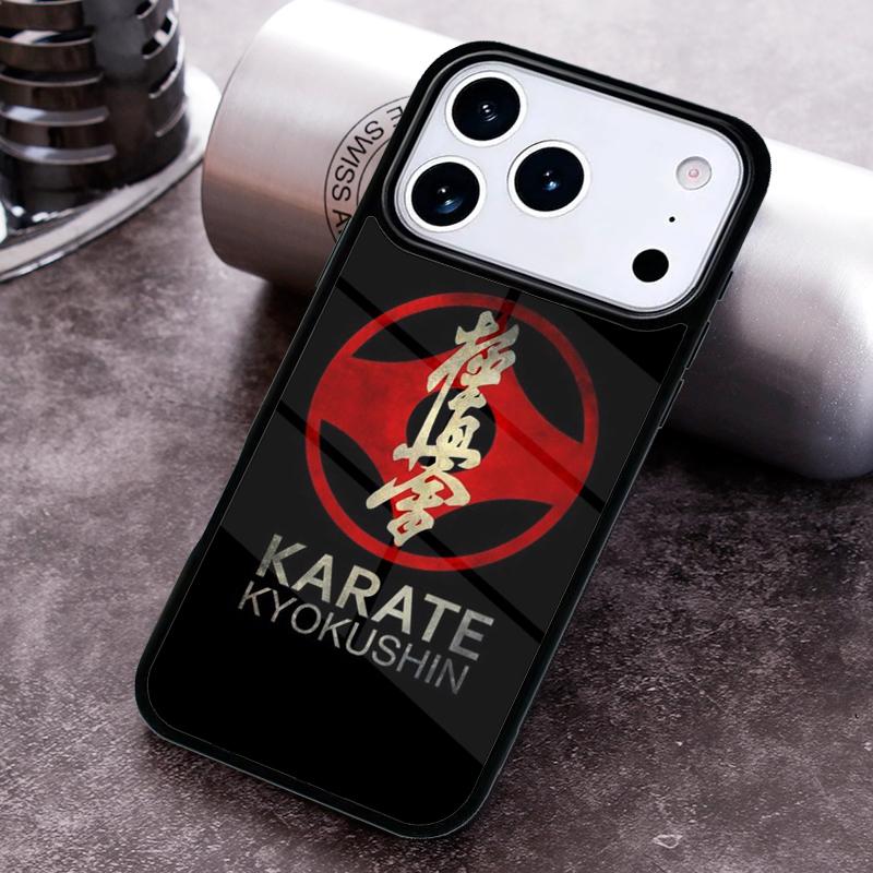 Kung Fu Oyama Kyokushin Karate Phone Case for iPhone 17 16 15 Pro Max Air 14 13 12 11 Plus Shockproof Capa Cover