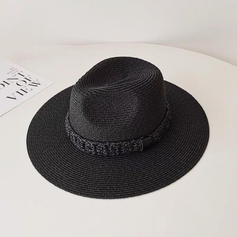 

TOMKHU Women s Beach Hat Outdoor Sunscreen Sun Hat Summer New Jazz Triangle Hat Men s Vacation Gift Hat чорний