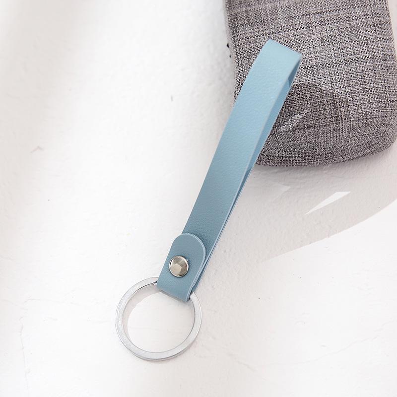 Handmade Woven Rope Keychain Pendant - Leather Keyring for Men and Women Gifts