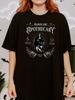 Black Cat Vintage Apothecary Shirt Retro Halloween Shirt Dark Academia Tee Witchy Spooky Season Tshirt Mystical Cat Lover Halloween Gift Streetwear Un