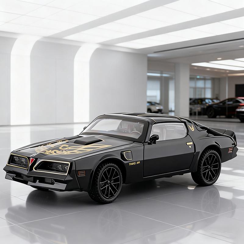 NEU 1/32 Pontiac Firebird Legierung Muscle Car Modell Sound und Licht Rückzug Kinder Spielzeug Sammlerstücke Geburtstagsgeschenk