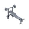 1/20 Exercise Equipment for Model Train Display