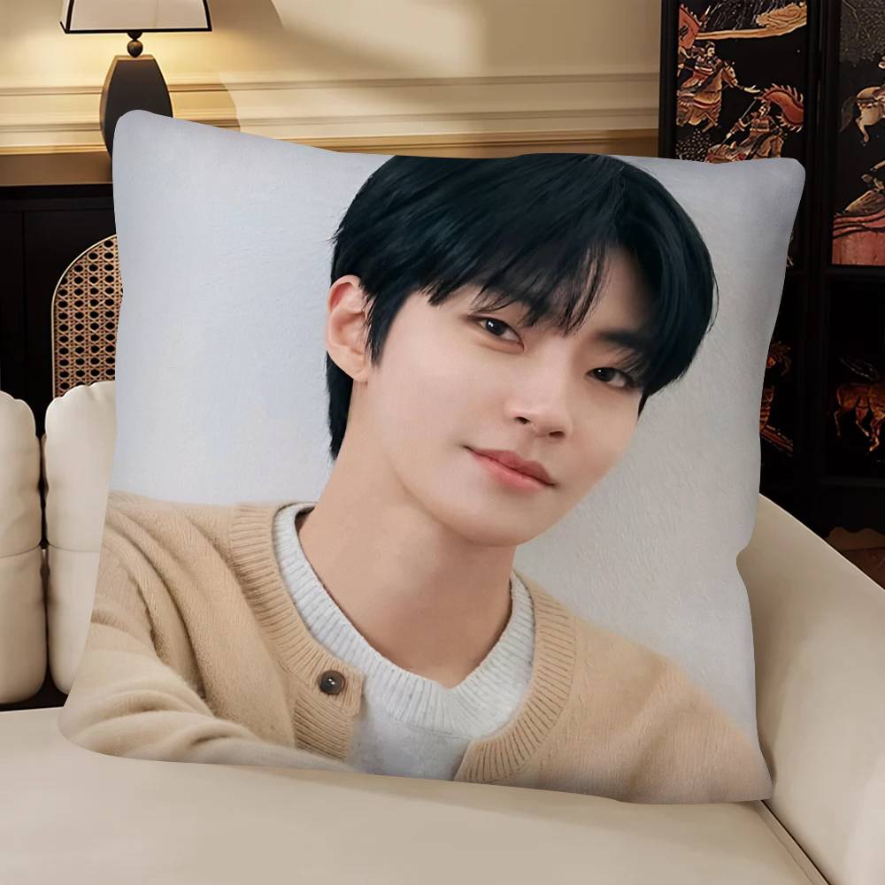 Korean Actor HHwang Inyoup Pillow Case Fashion Square Pillowcase Bedroom Sofa Room Ins Decoration Leisure