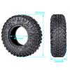 RC Crawler Tires, 1.55 Wheel Tires, RC Tires, All-Terrain Adventure Tires, 85mm, for AX90069 UTB18, MST, and JIMNY