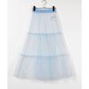 Cross-Border Foreign Trade Japan Fashion Half-Length Perspective Mesh Patchwork Pettiskirt Skirt Overskirt Ruffle Skirt Slip Dress Skirt Curtain
