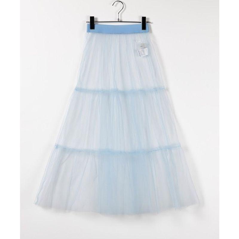 Cross-Border Foreign Trade Japan Fashion Half-Length Perspective Mesh Patchwork Pettiskirt Skirt Overskirt Ruffle Skirt Slip Dress Skirt Curtain