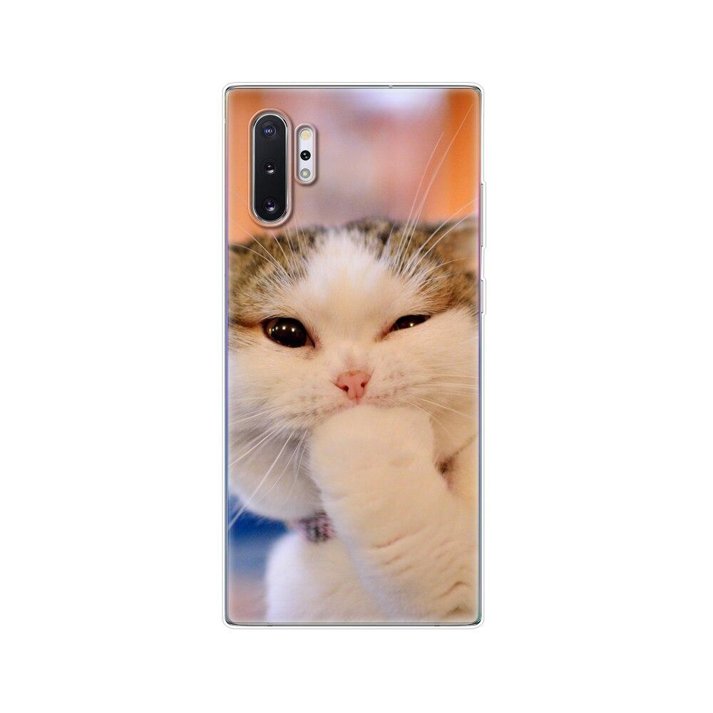 Silikonový kryt na telefon Pro Samsung Galaxy Note 10 Note10 Pouzdro Měkký TPU Zadní kryt Pro Samsung Note 10 plus fundas Coque nárazník