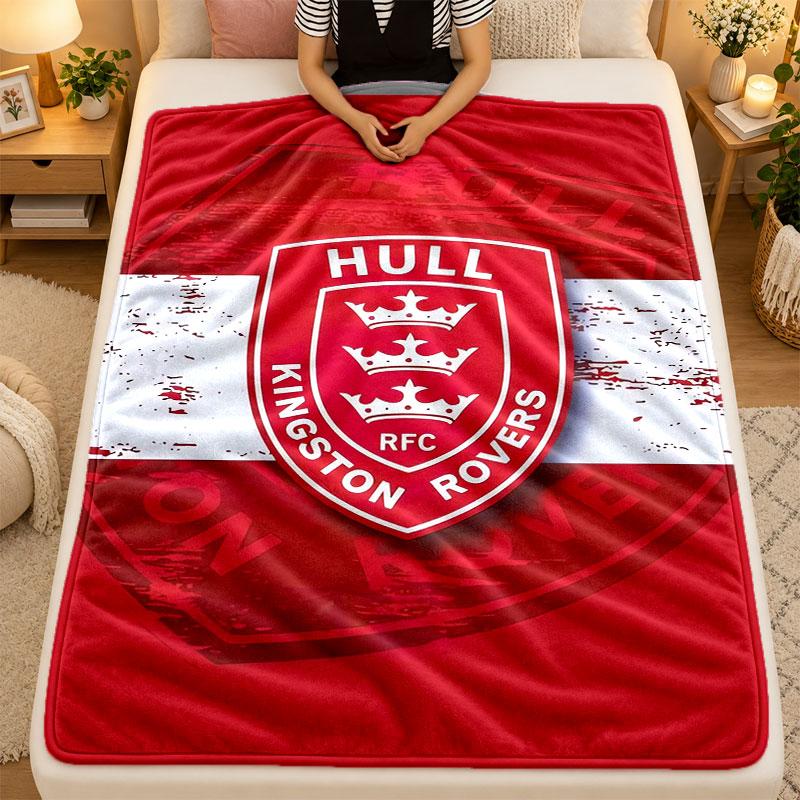 Flannel BlanketHull KR Warm Soft Throw Blanket for Indoor Sofa Bed Living Room Use