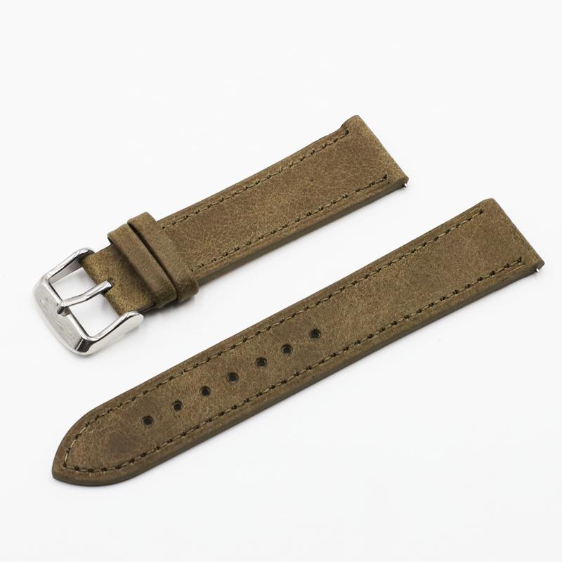 Onthelevel 18 19 20mm Leather Skin Watch Strap 22mm 24mm Soft Black Blue Brown Watchband With Quick Release Bar Wristband #E