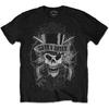 Guns N' Roses Unisex T-Shirt: Faded Skull
