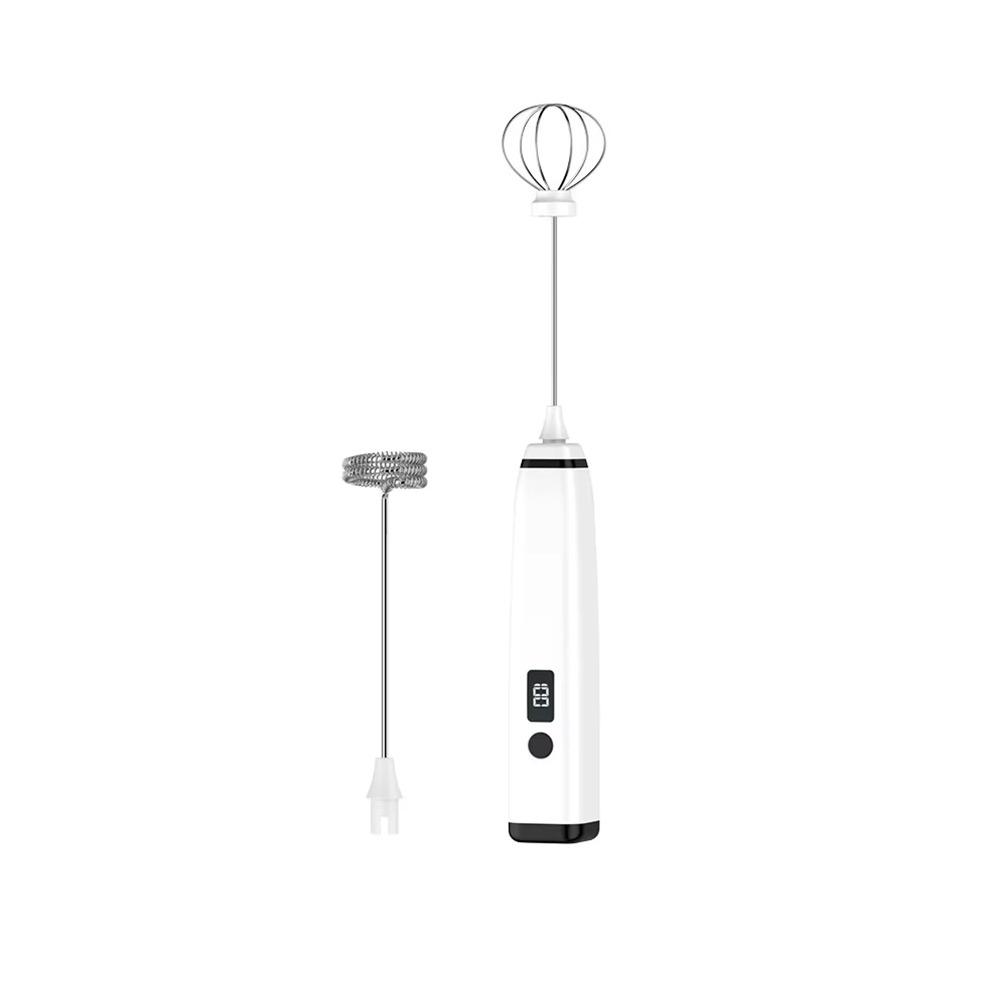 Wireless Electric Milk Frother USB Rechargeable Milk Foam Maker  Cappuccino Foam