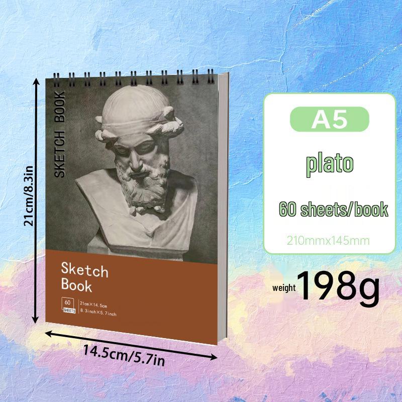 Cross-Border Watercolor & Sketch Paper Pad - A3/A5 Thickened Student Art Sketchbook