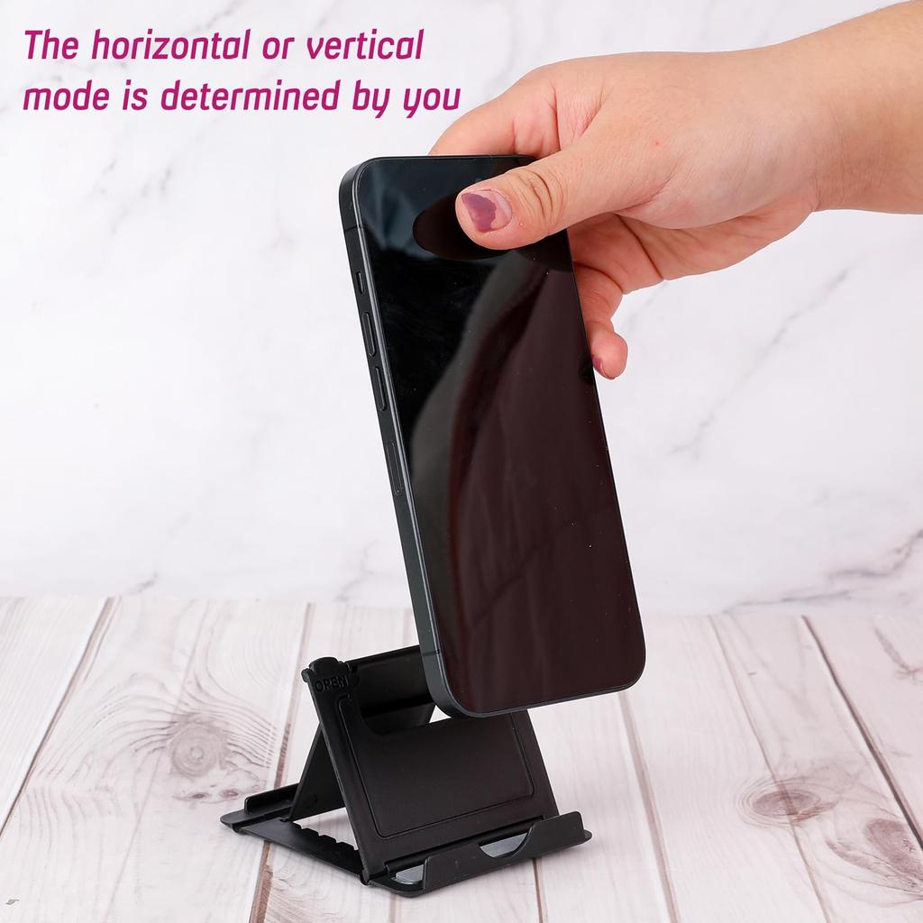 1pc Mini Desktop Lazy Person's Foldable Stand For Mobile Phone And Tablet, Portable And Adjustable