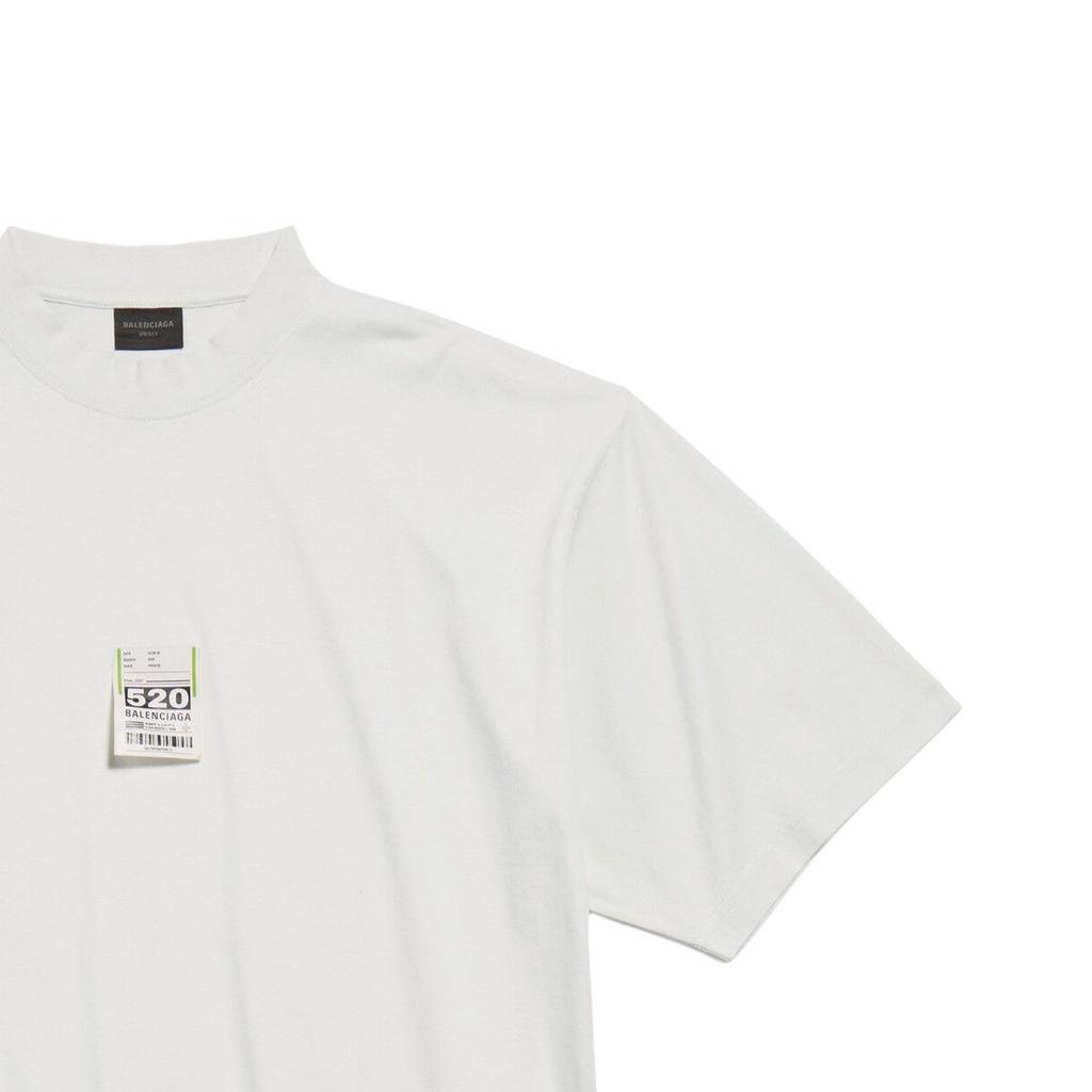 Balenciaga SS25 T Shirt Medium Size Fit Men's White 764235TSVK39012