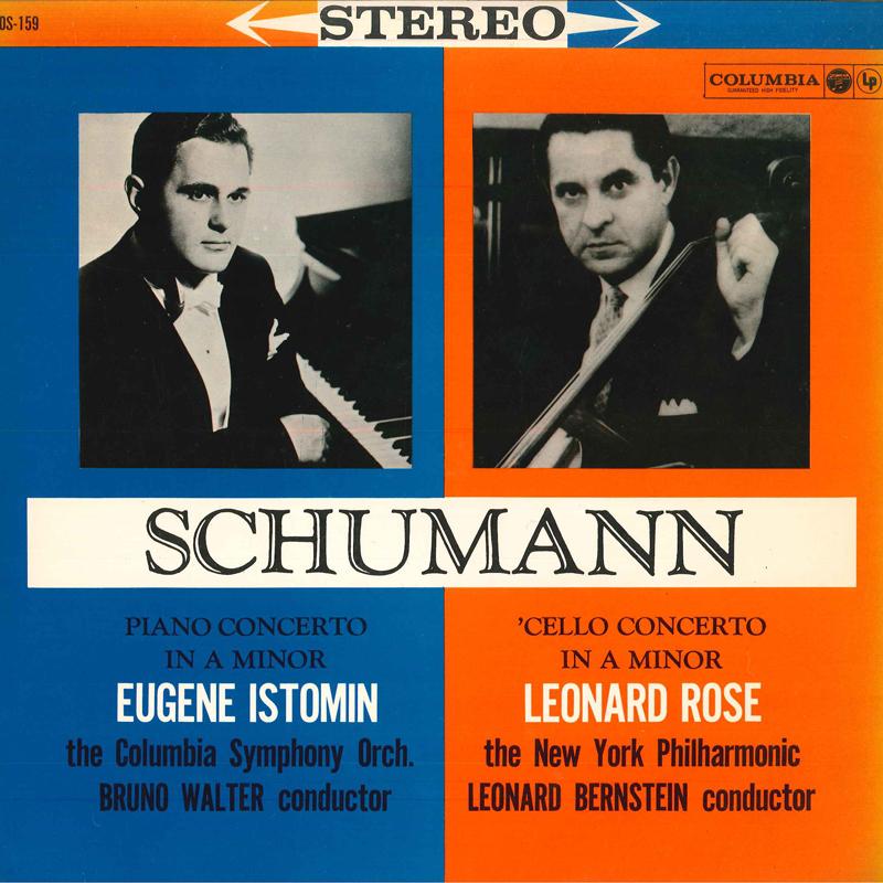 LP Record EUGENE ISTOMIN, BRUNO WALTER, COLUM - Schumann: Piano Concerto In A Minor OS159 COLUMBIA 1961 Japan Classical Used