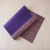 Linen PVC Exercise Mat High-Density Thick Workout Double-Sided for Home