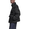 COS Down Jackets Men's Black Stand Collar Moderate Quilted Down Jacket 1246718001