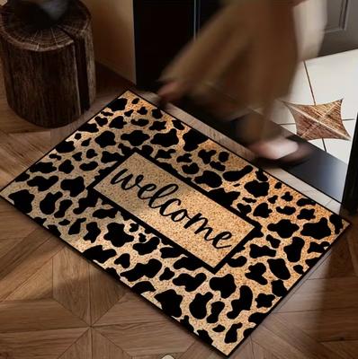 Leopardenmuster Fußmatte Eingangstürmatte Badezimmermatte Matte Küche Esszimmer Badezimmer Flur Schlafzimmer Heimdekoration