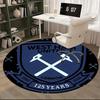 West Ham United Chair mat Round Rug-Office carpet, Non-slip, Suitable for Living Rooms, Bedrooms decor.1205029a