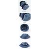 Denim Eimerhut, gewaschener und distressed Denim Hut, Outdoor Sonnenschutz Basin Hat für Männer und Frauen