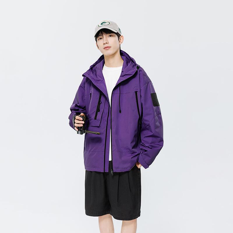 Three-proof Jacket Men's Autumn New Men's and Women's Functional Wind Tooling Outdoor Waterproof Jacket