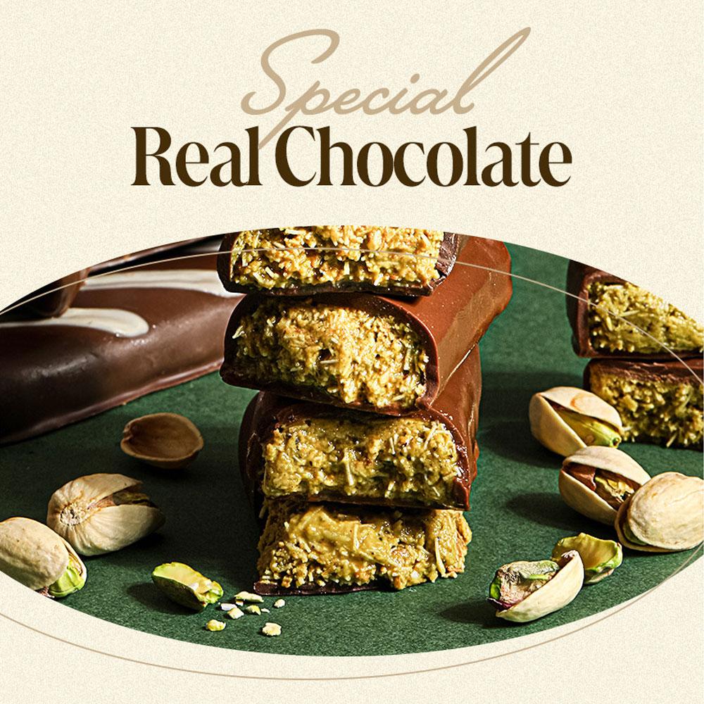 Korea Chuckles dubai chocolate 1 box of 4 pieces / 1 box of 9 pieces original danube and postachio kunafa