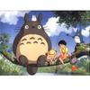 Malen nach Zahlen Bilder zum Malen-Mein Nachbar Totoro Ghibli 50x40 cm