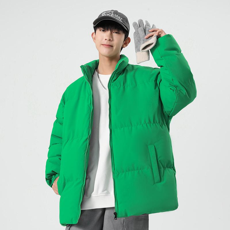 Stand-up Collar Cotton-padded Clothes for Men and Women of the Same Style, Winter New Thickened Down Cotton-padded Jackets, Couples' Cotton-padded