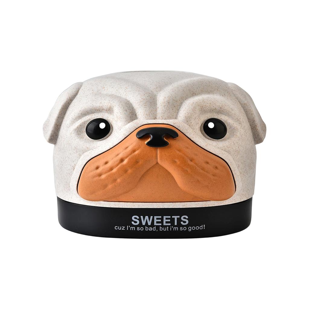 Creative Tissue Box Cover, Exquisite Realistic Cute Dog Appearance Tissue Dispenser Box Holder For Dresser Bathroom, Home