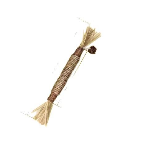 Silvervine Cat Chew Toy Stick, Natural Teeth Cleaning Interactive Catnip Toy for Self Play, Dental Molar Chew Stick for Cats