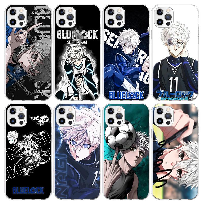 Blue Lock Nagi Seishiro Phone Case For iPhone 17 Air 11 13 Mini 14 15 Plus 16 12 Pro Max 16E SE 7 8 Pattern Soft TPU Back Cover