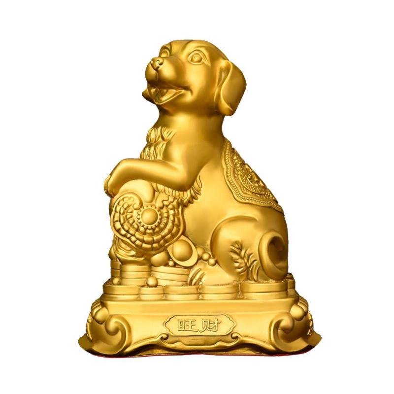 Zodiac Figurines Pure Copper Tiger Rat Ox Rabbit Dragon Snake Horse Sheep Monkey Rooster Dog Pig Home Decor Lucky Desktop