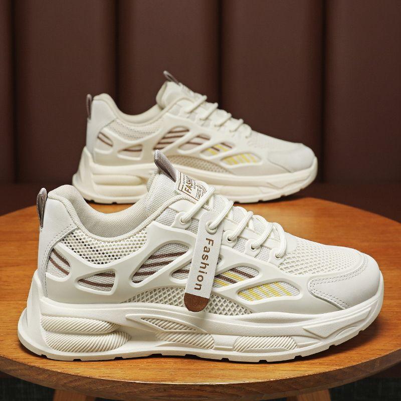Fashion Thick Platform Mesh Upper Sports Shoes for Men Running Jump On Clearance All Brands Low Price Miked Colour Man Casual Sneaker