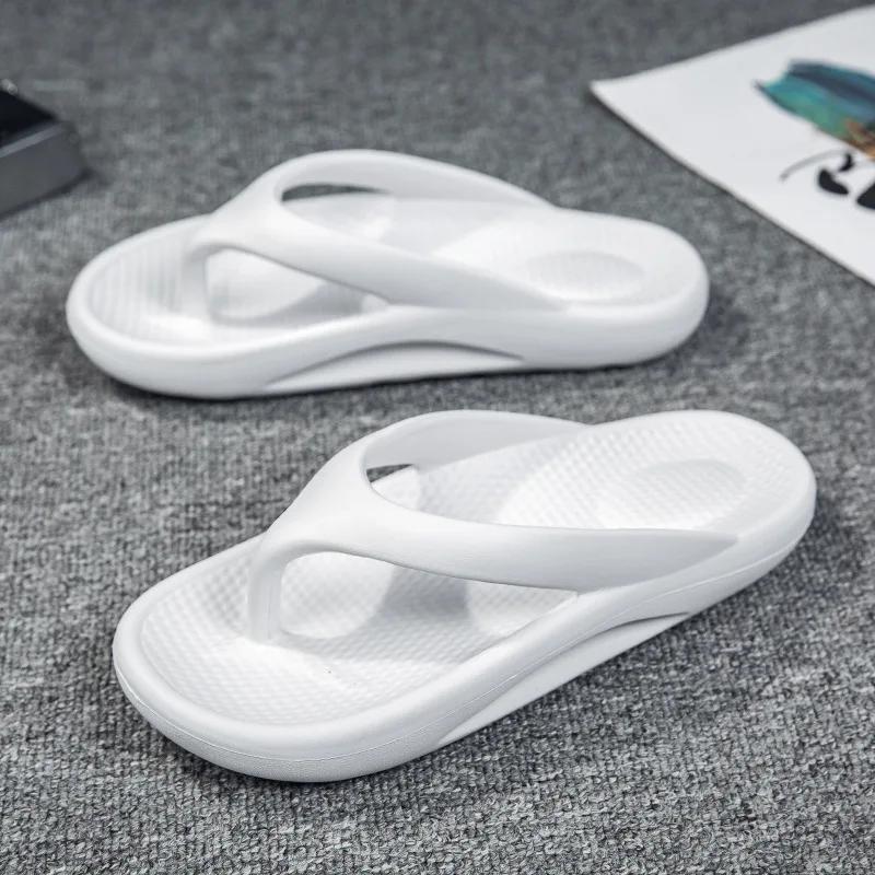Fashion Men Slippers Flip Flops 2025 Summer Flat Shoes Non-slip Fashion Soft Trendy Open Toe Home Breathable Men Outdoor Beach Slippers