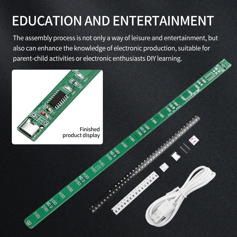 SMD NE555 CD4017 Rotating Flashing DC5V SMD LED Meteor Light Kit Electronic DIY Production Parts