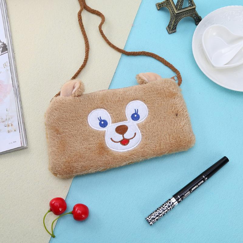 

Женщины Симпатичный Плюшевый Кроссбоди Мессенджер Плечо Сумка Сумки Кошелек Кошелек Монета Кошелек