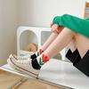 5pairs Socks Korean Japanese Style Cartoon Green Flower Harajuku Cute Kawaii Mid Tube Socks Breathable Casual Short Cotton Socks