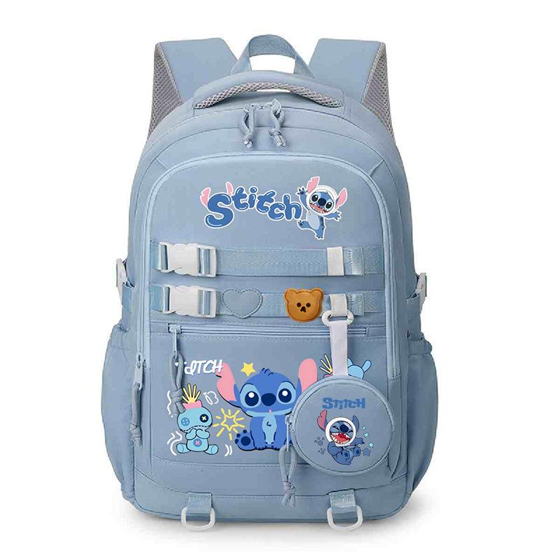 Stitch Backpack - Student Style for Boys & Girls Back-to-School Book Bag & Everyday Teen Backpack