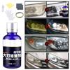 30ml Lešticí kapalina na čočky světlometů auta Sada na renovaci světlometů Nástroj na renovaci poškrábaných a zažloutlých světlometů
