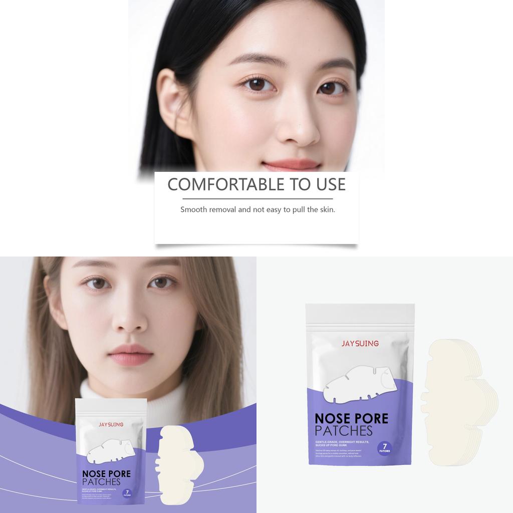 Parches Limpiadores de Poros Faciales Con Exfoliación Suave Para el Cuidado Diario de la Piel Para Adultos