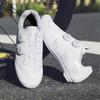 Men's White Male Self-Locking Cleat Non-slip Speed Bicycle Shoes New Road Cycling Shoes Women Spd Racing Sneakers Lightweight