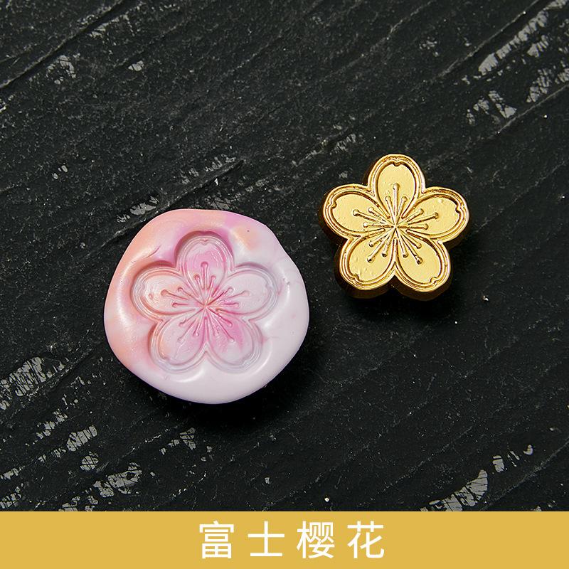 20 Kinds of Design Seal Copper Head Creative Handmade DIY Round Shaped Enamel Wax Grain Seal Relief Seal Art Series Supplies