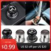 Hot Car Sticker 12V Metal Universal Auto Car Windproof Flameless Cigarette Lighter Power Socket For Mercedes Benz AMG W211 W203 