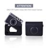 Rieibi Mini EVO Case Retro PU Leather Protective Case for Fujifilm Instax Mini EVO Instant Camera Detachable Case with Adjustable Shoulder Strap Black