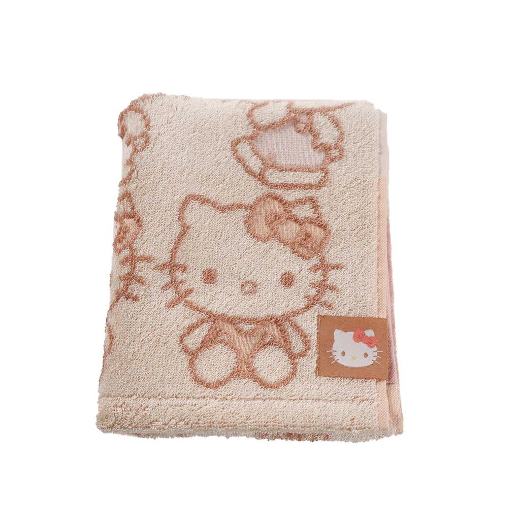 Marushin Sanrio Hello Kitty Gesicht Natürliche Antibakterielle und Perfekt als Geschenk für Produkt 3725008800 Handtuch, Kitty, 100% Baumwolle, Deodorierend, Geburtstage,