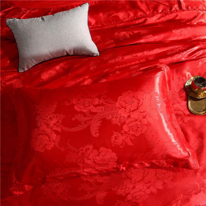 2PCS Europejski styl luksusowe żakardowe koperty poszewki na poduszki 48x74cm Poszewka na poduszkę dla dorosłych Poszewka na poduszkę dekoracyjna satynowa poszewka na poduszkę